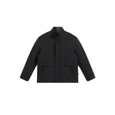 Men's Spliced Stand Collar Jacket